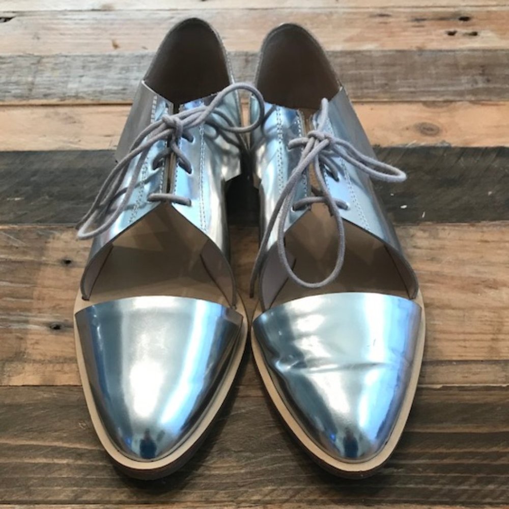 Loeffler Randall Silver Cut-out Oxford